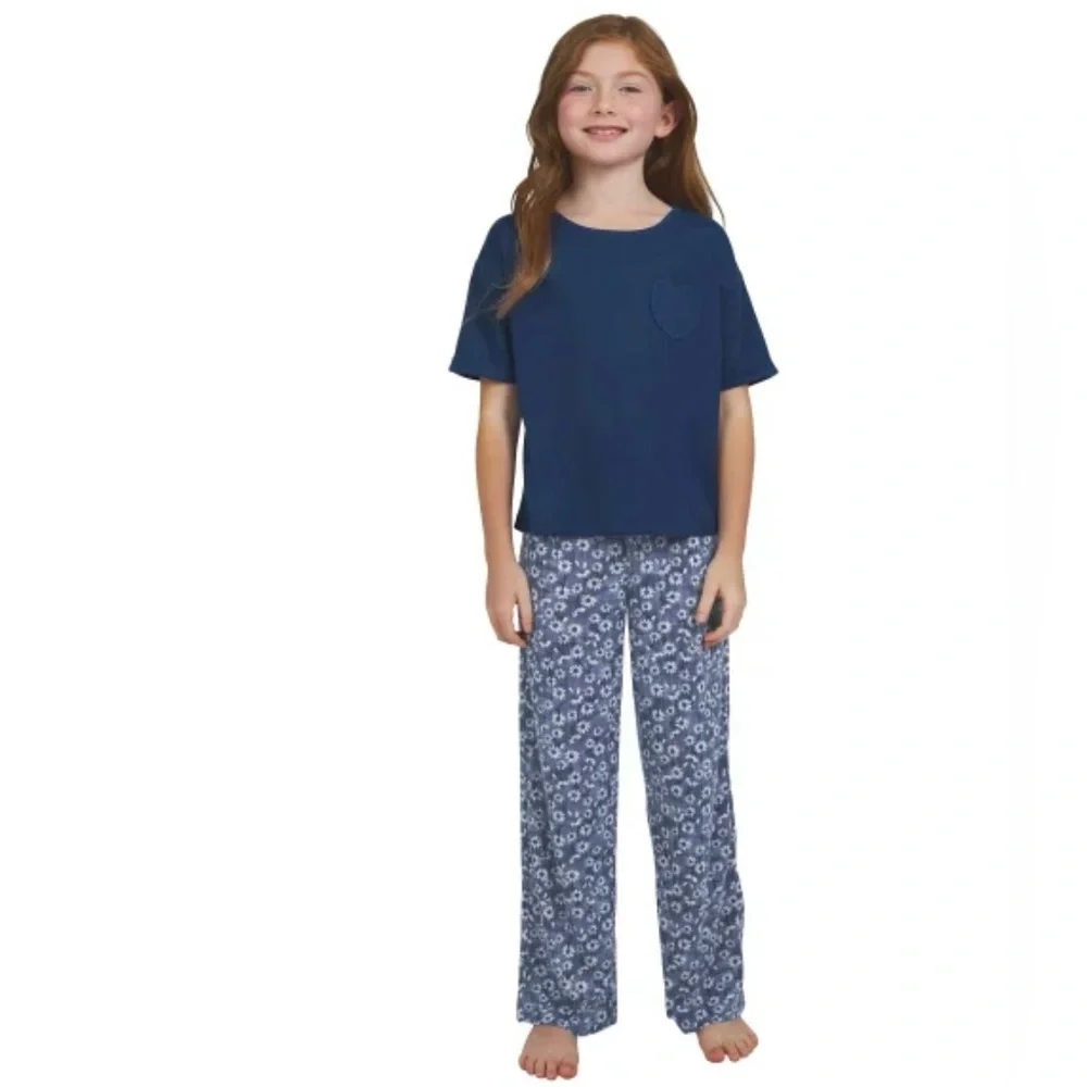 Lands' End Youth 3-piece Pajama Set